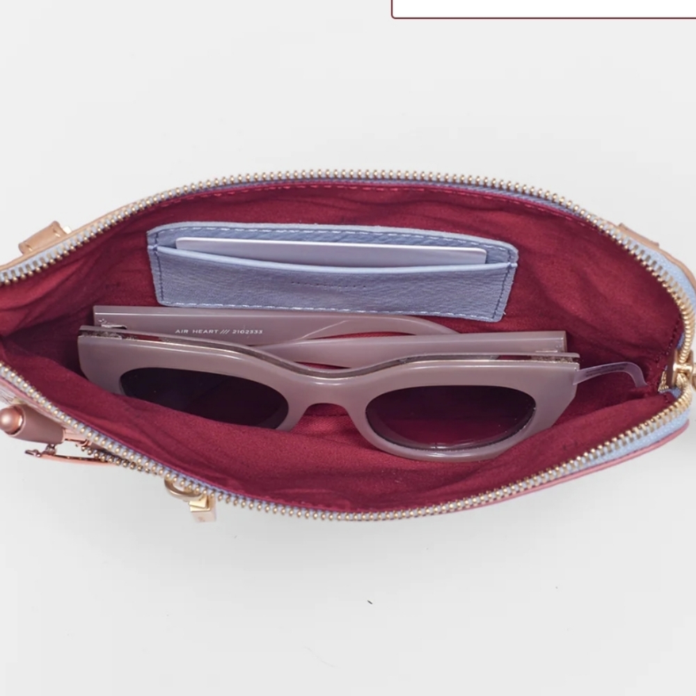 NWT Hammitt Nash SML Garden Party Brushed Gold Leather Crossbody Bag - Picture 11 of 15